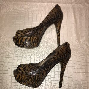 Stuart Weitzman snakeskin stilettos